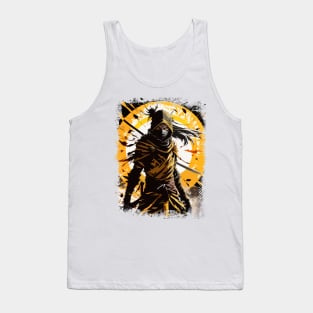 Abstract Mystical Samurai Warrior Ancient Japanese Ultimate Hero Tank Top